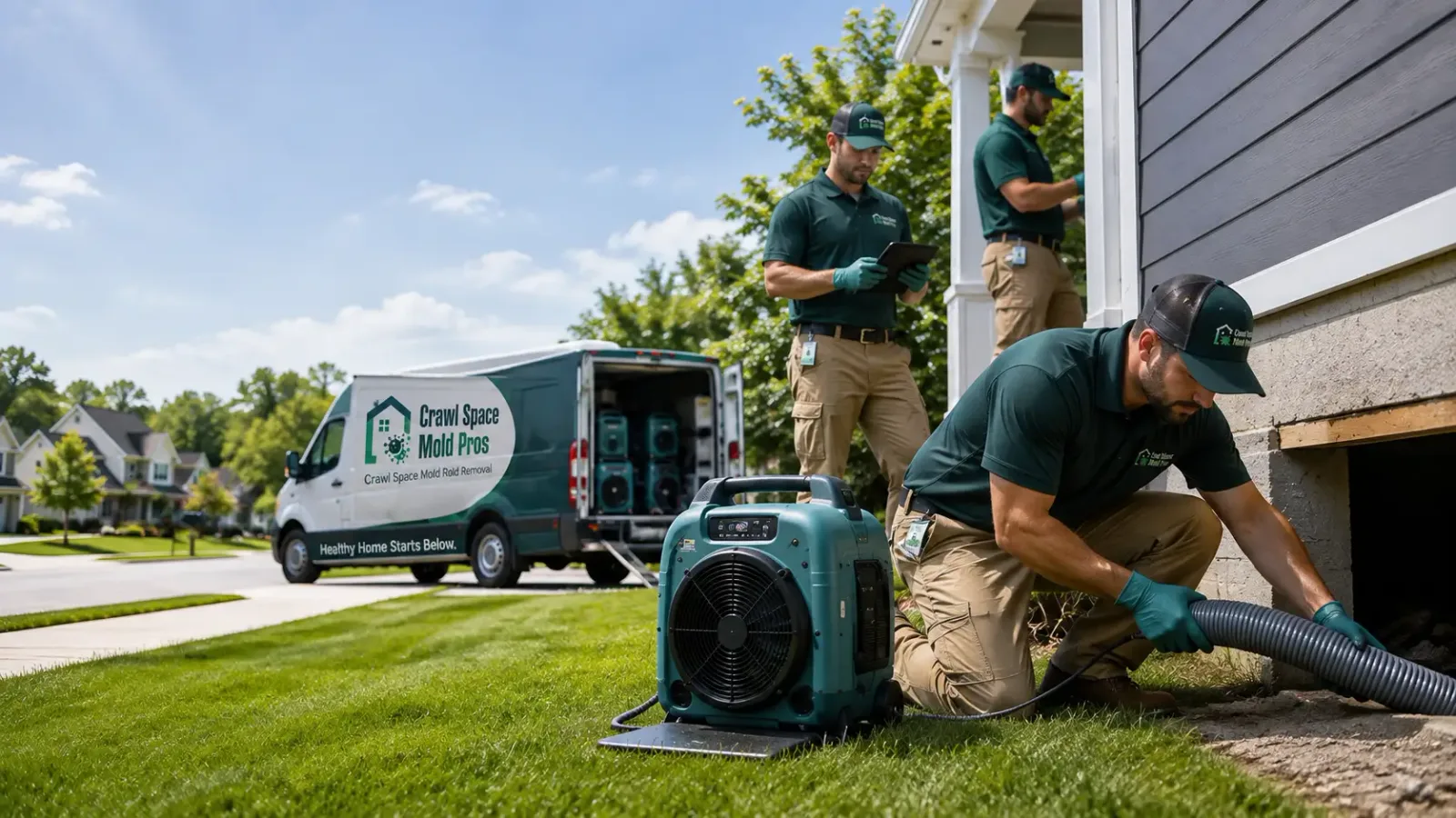 Crawl Space Mold Removal in Aspers, PA